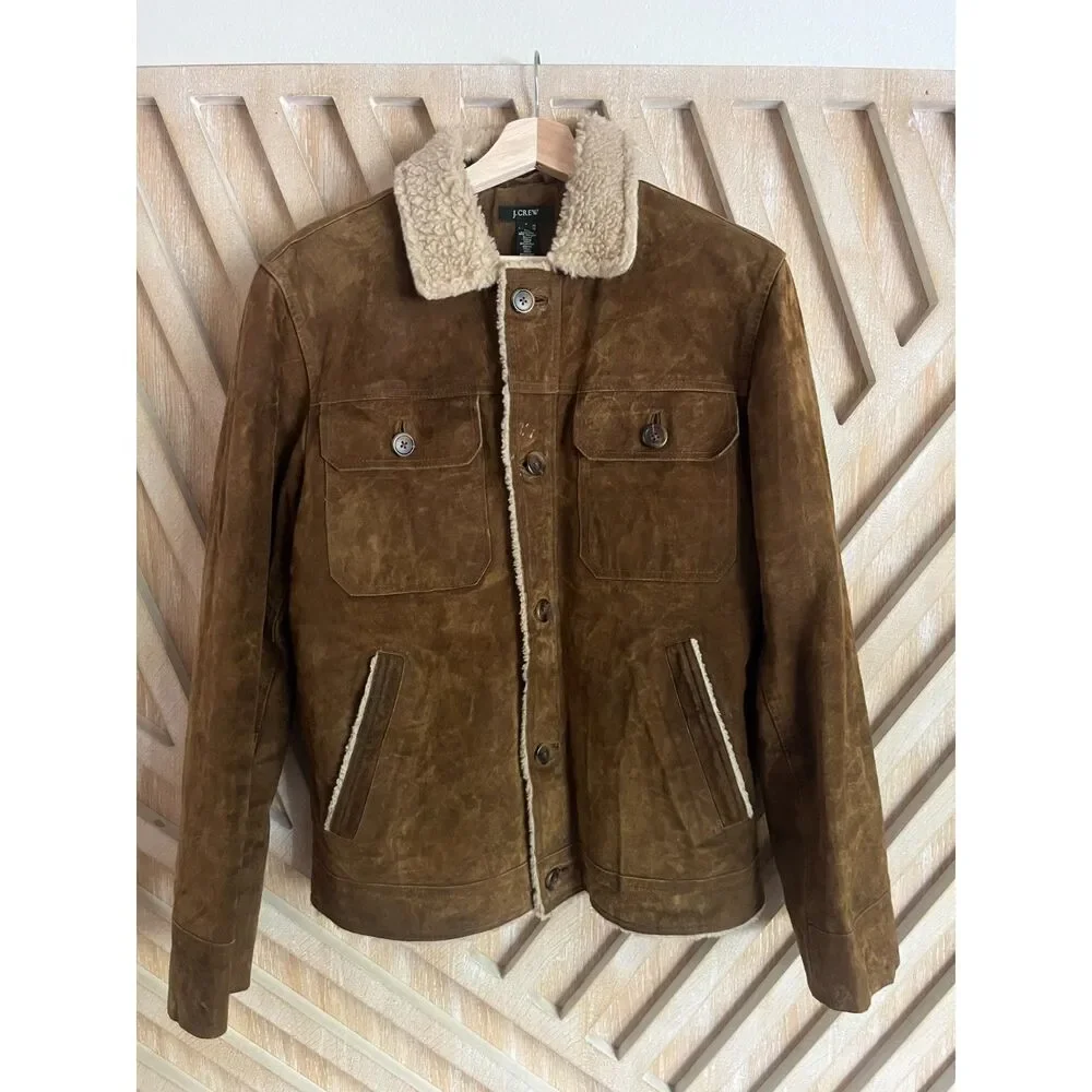 Vintage J.Crew Suede Lined Jacket